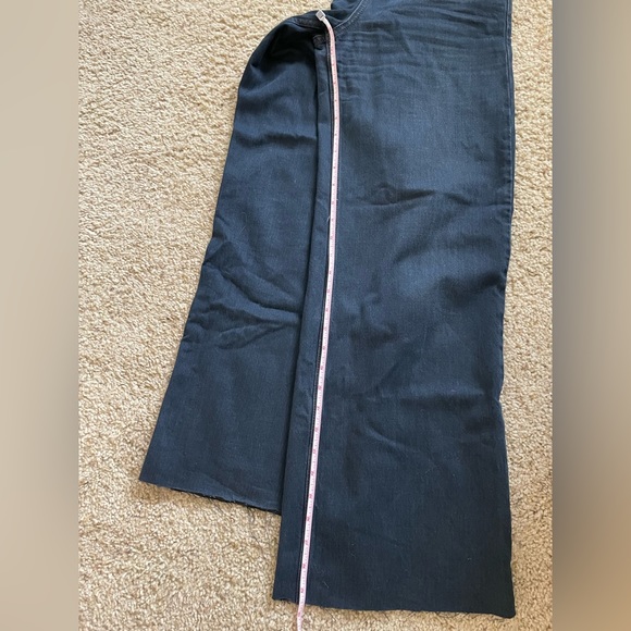 Urban Outfitters BDG Denim High Rise Wide Leg Puddle Jeans in Washed Black - Picture 11 of 12